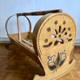 Flower-rocking cradle