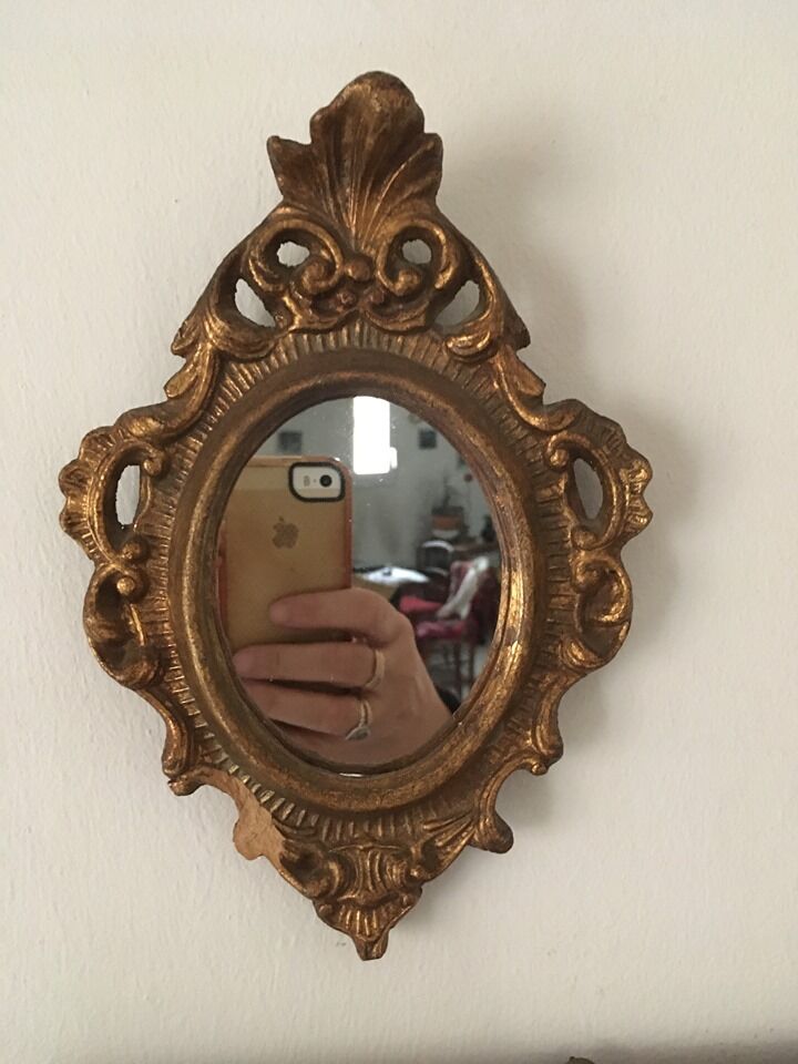 Two small baroque-style mirrors