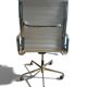 Fauteuil de Bureau Eames EA 119 Cuir Blanc (Herman Miller / Vitra 1970)