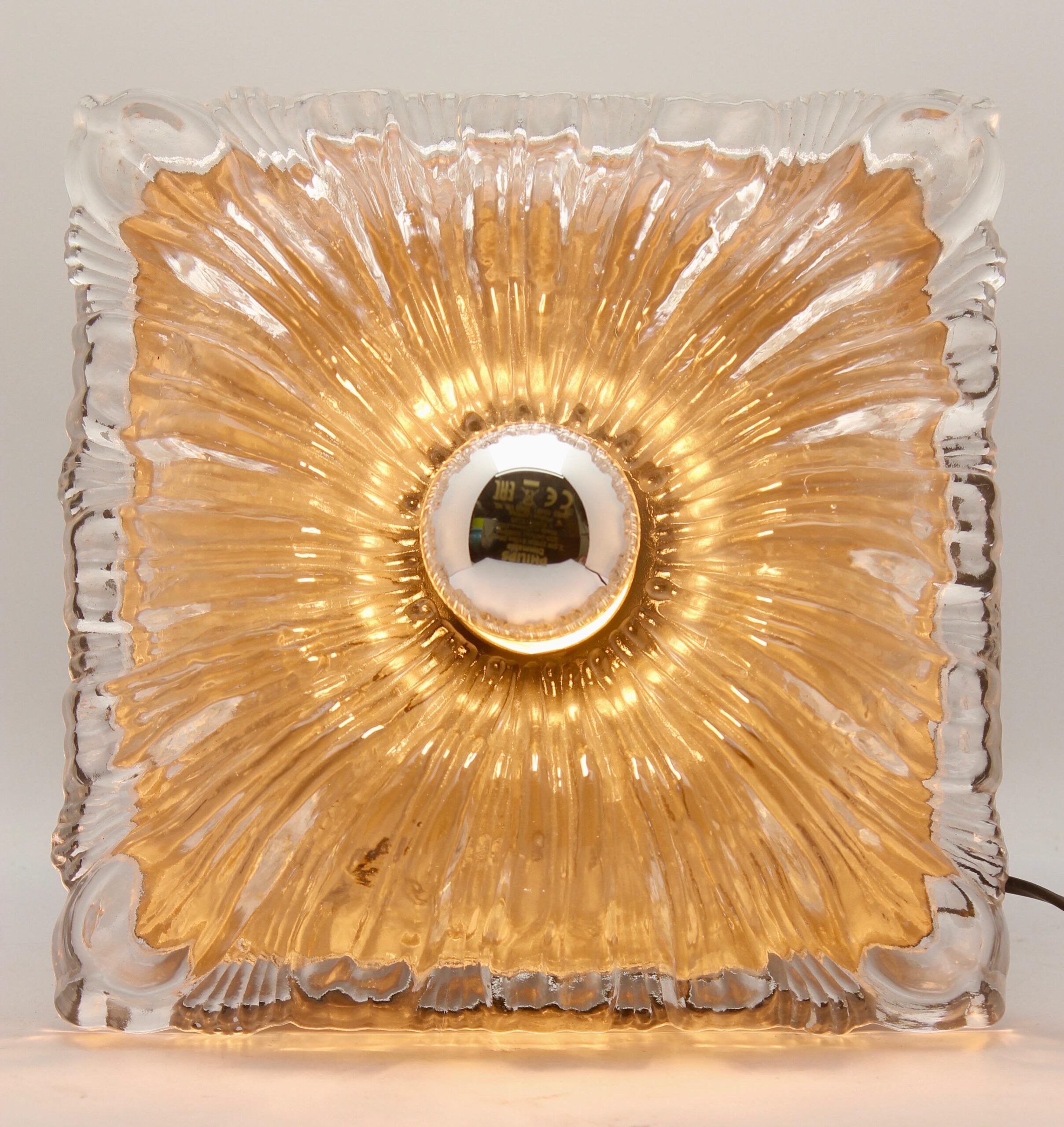 Mid-Century 3-D Sculptural Wall or Ceiling Light