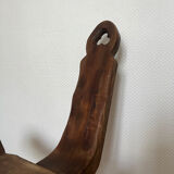 Brutalist tripod chair