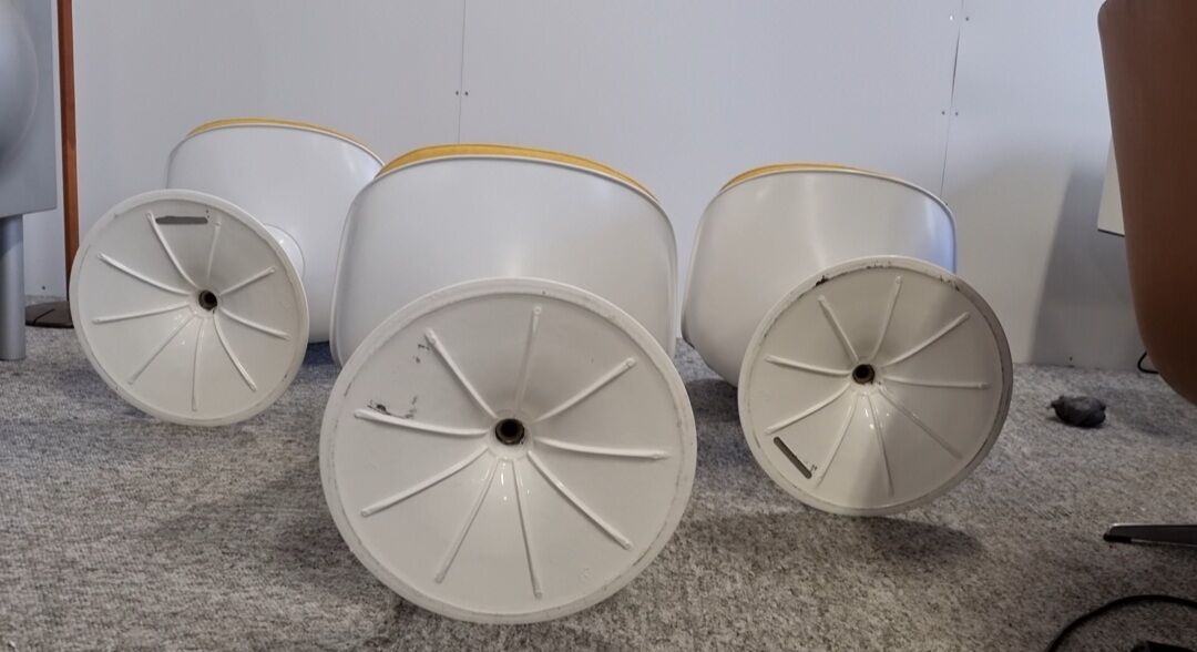 Lot de 3 chaises Tulip d'Eero Saarinen édition Knoll