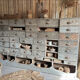Ancien meuble de quincaillerie, meuble de métier