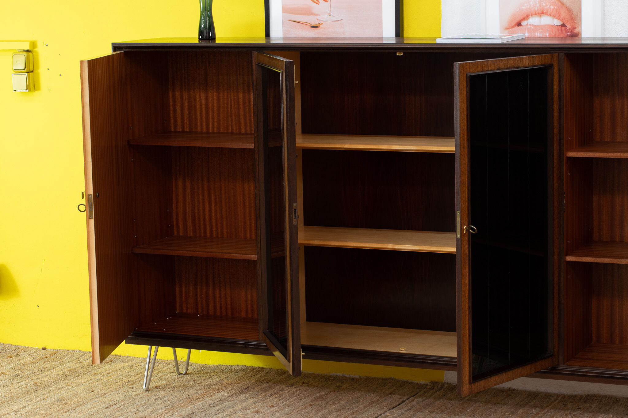 Vintage scandinavian row