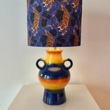 Upcycled table lamp made from an original Dümler & Breiden Pop Art vase.