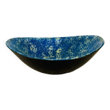 Vintage blue ceramic cup