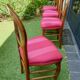 4 chaises Louis Philippe tapissées
