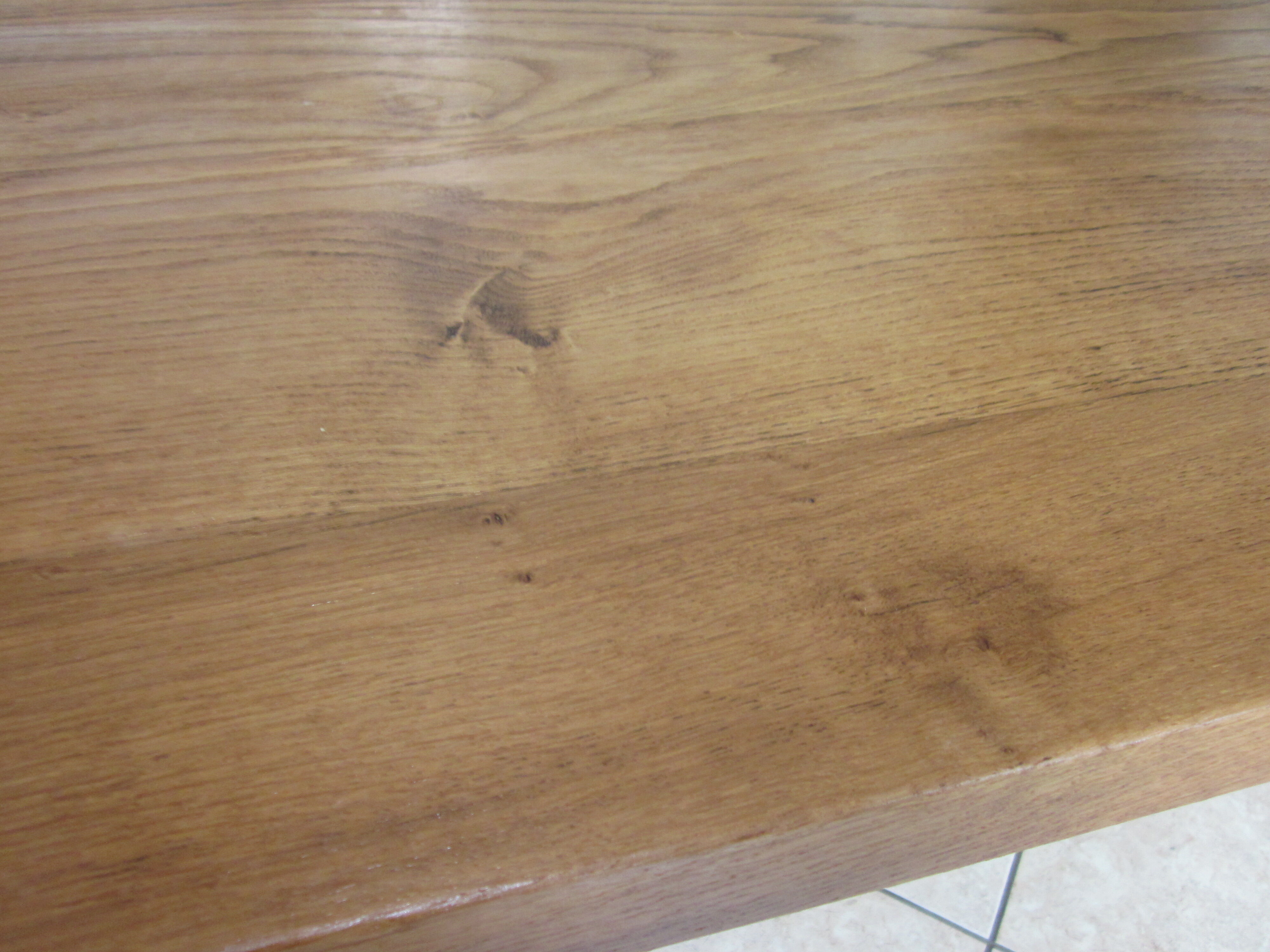 Farmhouse table in solid oak