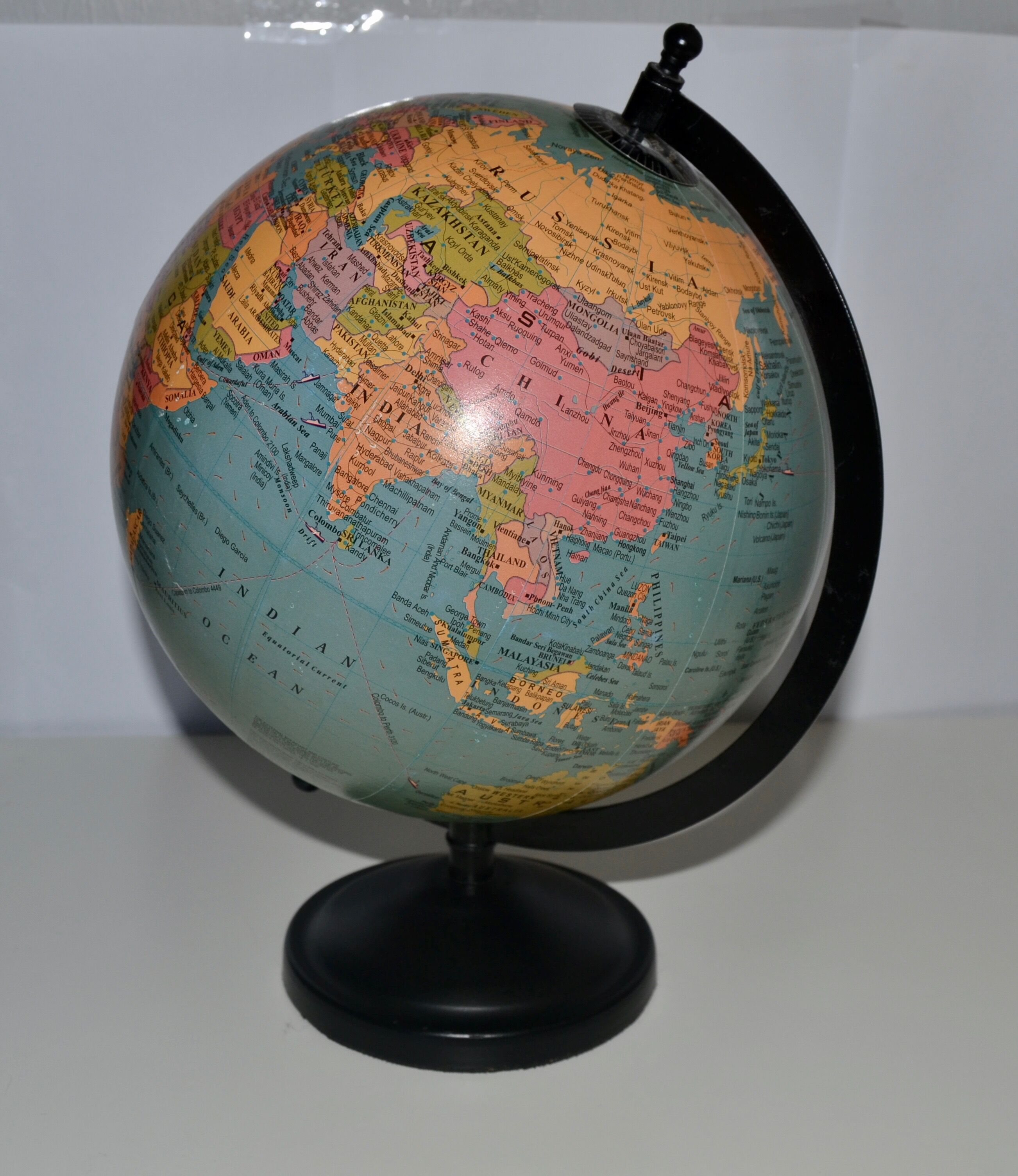 Wooden globe