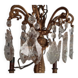 Luster with tassels 6 burners