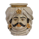 Men's beige turban vase