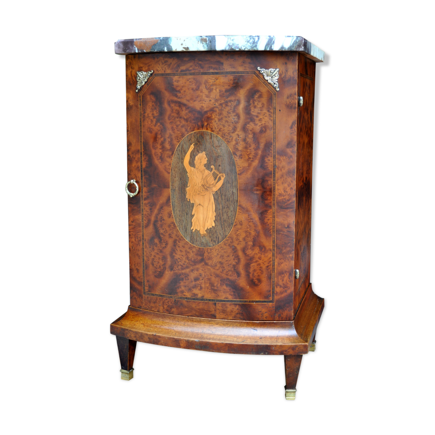 Meuble atypique marqueterie 1 porte