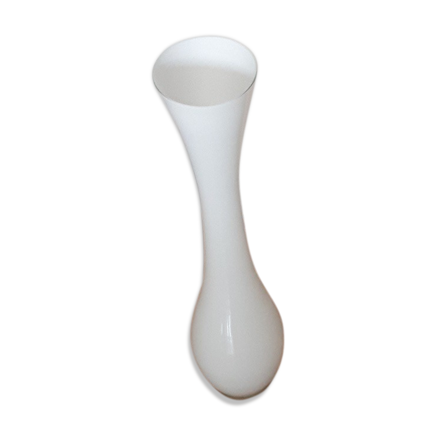 White vintage vase