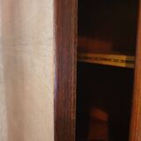 Old cabinet with brass handles