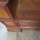 Antique trunk bench - Louis Philippe style - trunk seat - solid wood