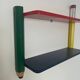 Wall shelf by Pierre Sala giant crayons from the 80s.
