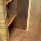 Wardrobe English art deco wardrobe in walnut magnifying glass