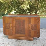 Oak art deco sideboard