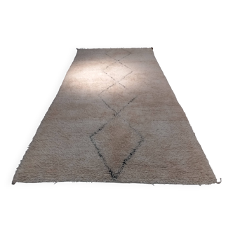 Authentic Berber rug Beni Ouarain Vintage 380/180