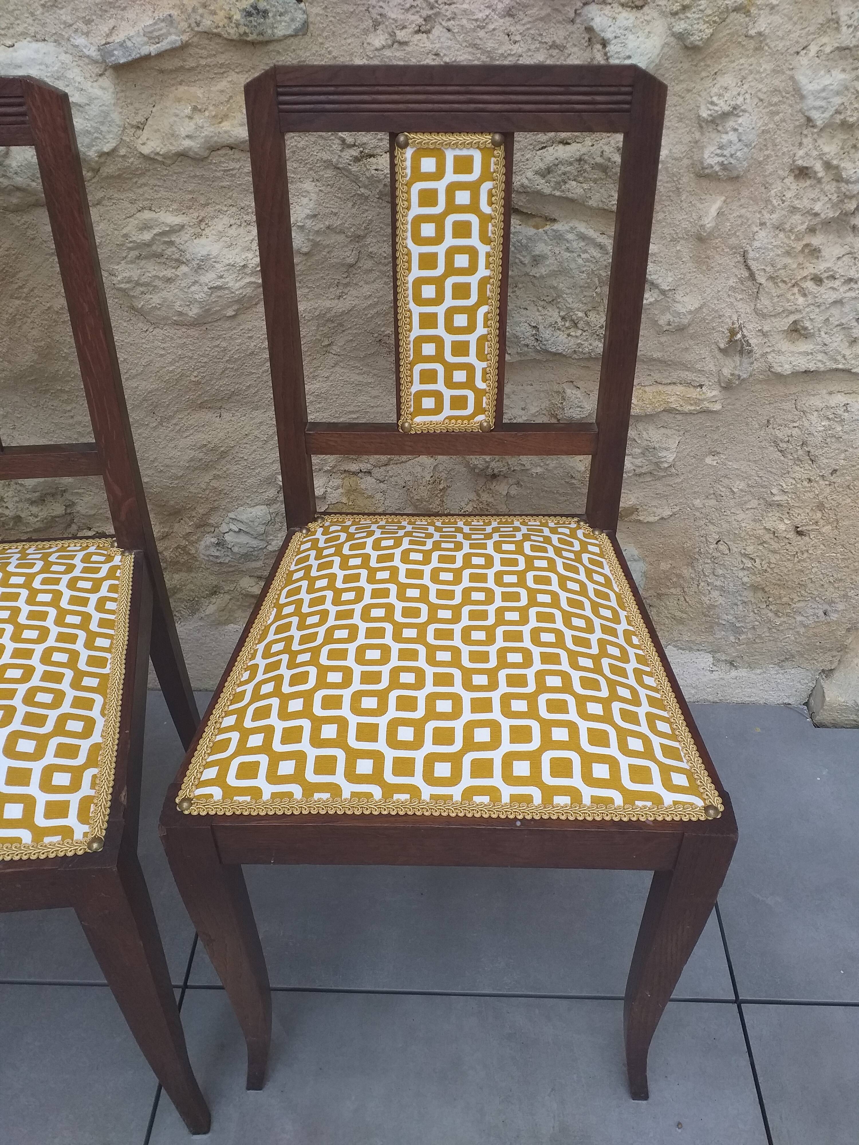 Pair of art deco chairs