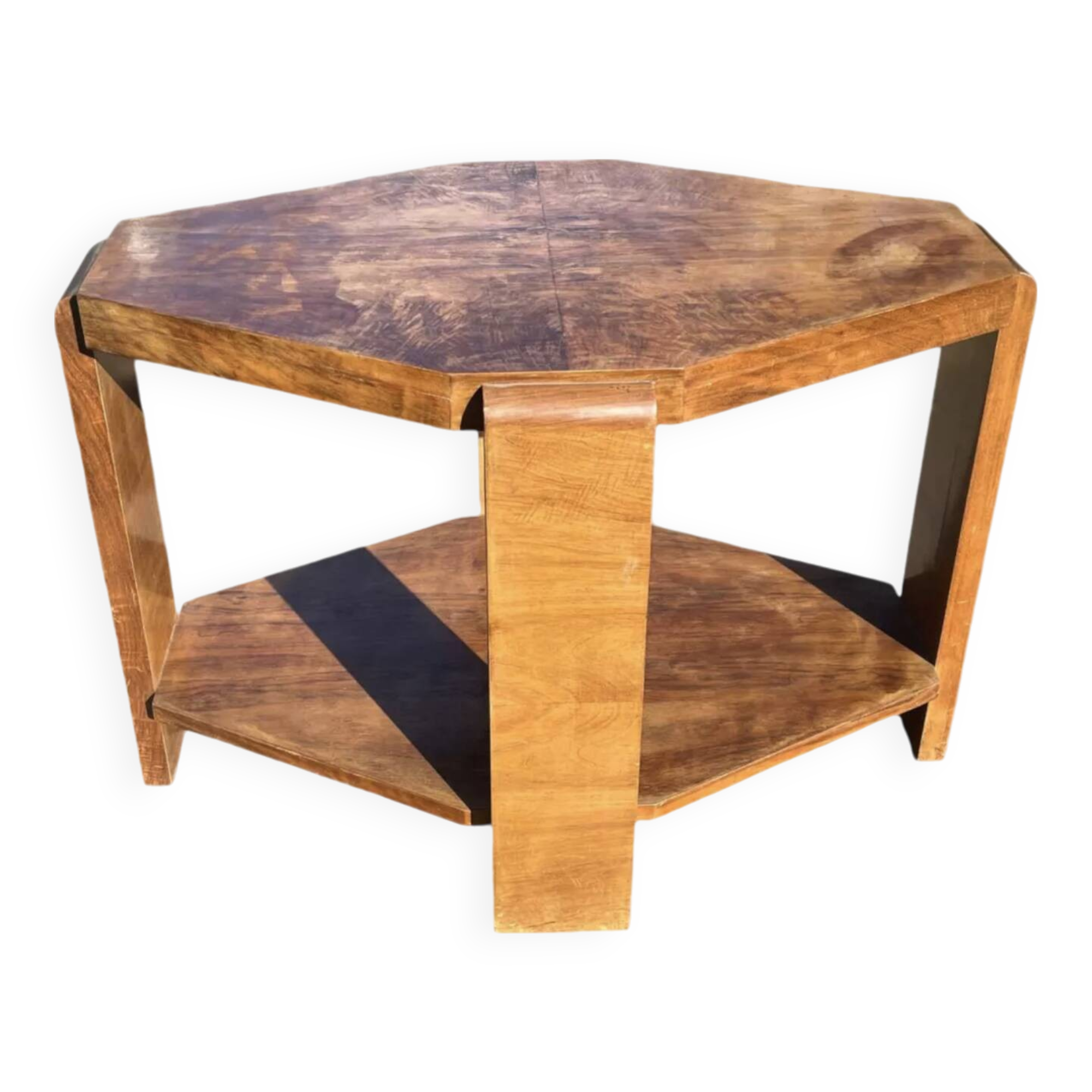 Art Deco wooden coffee table