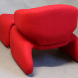 Djinn chair with foot stool by Olivier Mourgue in 1965 for Airborne