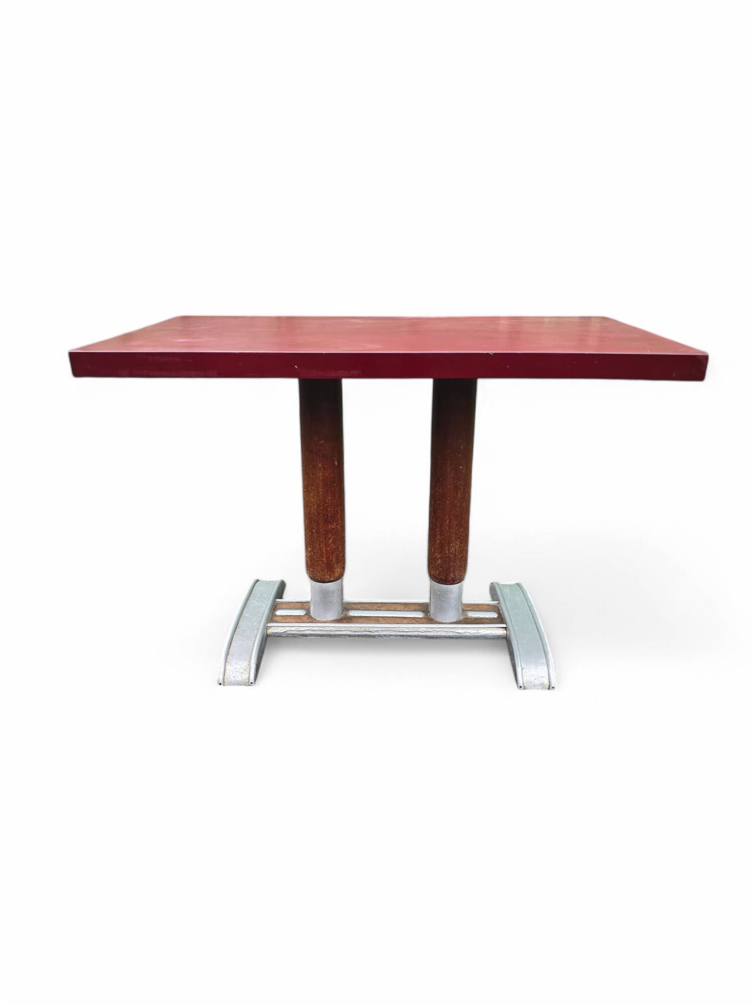 Vintage bistro table with bakelite top