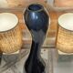 Important Aluminium Vase Vintage Modernist Design Organic Shape