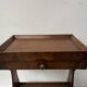 Directoire period work table in solid walnut, 19th century.