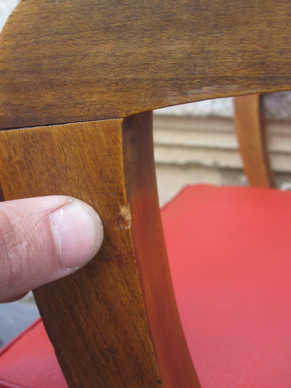 Fauteuil bridge vintage