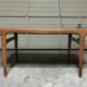 Vintage Scandinavian design table in Teak asymmetric extension by Johannes Andersen 1960