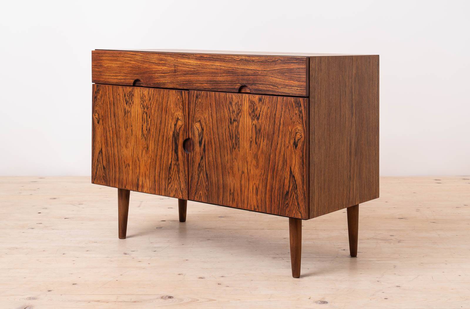 Pair of Mid Century Modern Cabinets by H. W. Klein for Bramin, Denmark