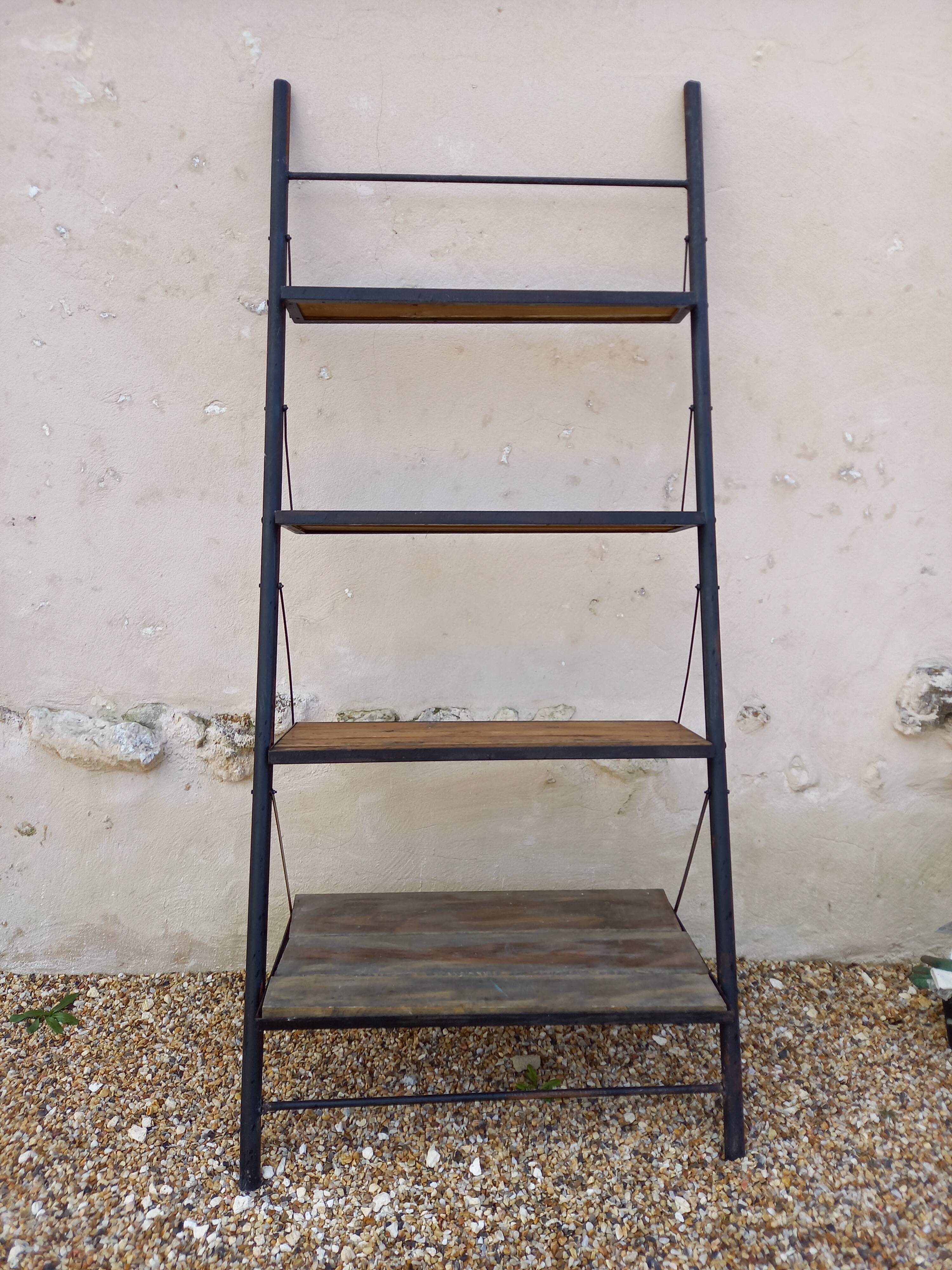 Iron and wood shelf