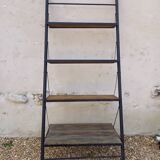 Iron and wood shelf