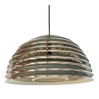 Kazuo Motozawa, Large Suspension "Saturn", Circa 1972, Metal Lamp