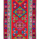 Handmade Decorative Oriental Red Runner Carpet 82 cm x 370 cm