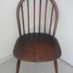 pair of Ercol Windsor BSHG 1960 2056 vintage decor dining chairs 60s