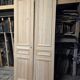 Pair of pine doors from the 19th century.