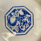 6 K&G Luneville Art Deco Dessert Plates Fructidor Model