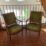 2 antique armchairs
