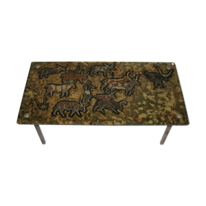 Table basse en métal