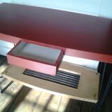 Console wood and iron 60s