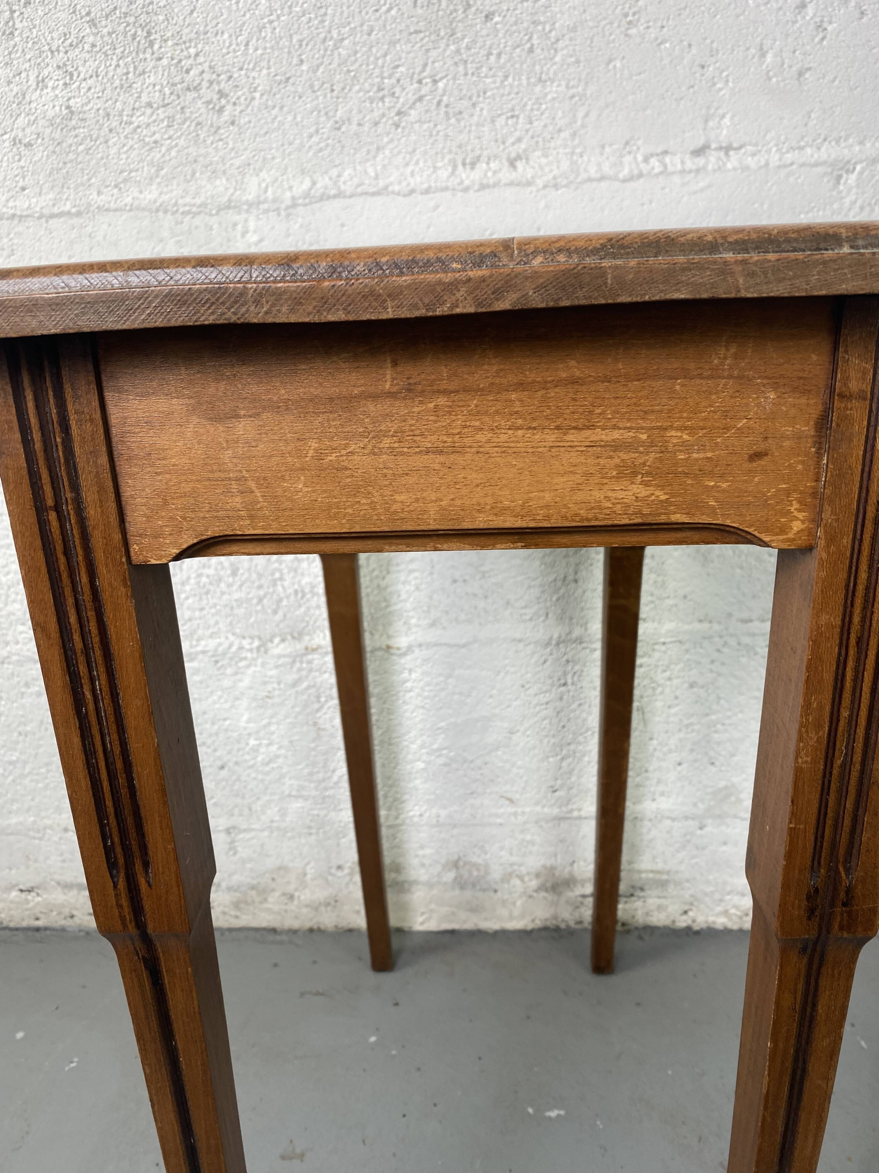 Mid-height wooden side table