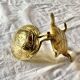 Cendrier " tortue " en laiton
