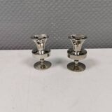 A set of small candlesticks from Danish E. J. Design around 1970.