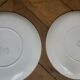 6 plates flat Salins Deauville 1960 French design