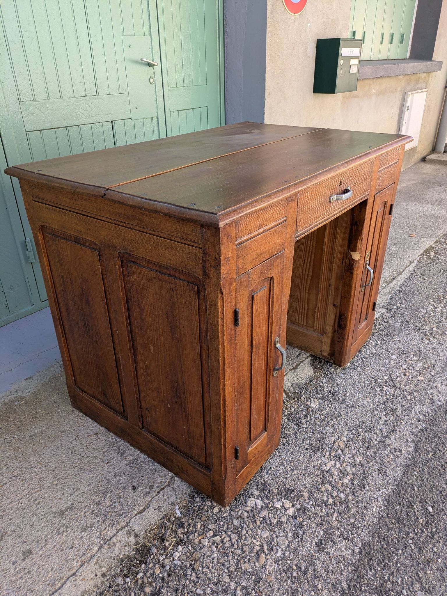 Vintage solid wood desk