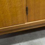 Armoire scandinave 3 portes en teck blond