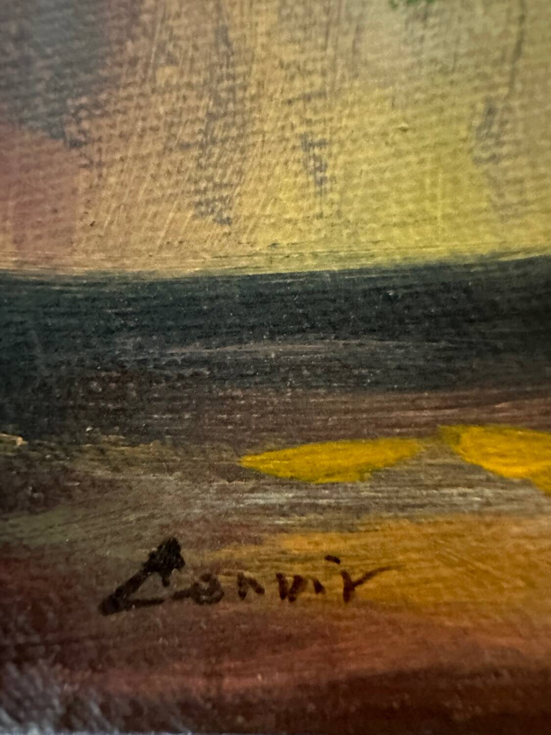 Still life - oil on wood