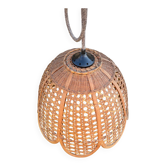 Suspension en cannage vintage 1970